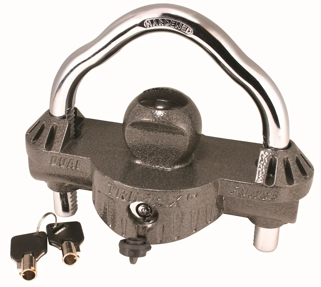 UMAX50 – TRIMAX Trailer Hitch Lock, Trailer Coupler Lock Fits All Couplers Hitch Ball And Clamp Style Die Cast Single